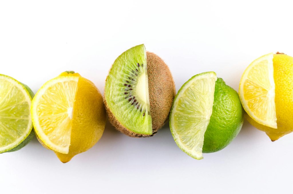 Variety of Sliced Fruits